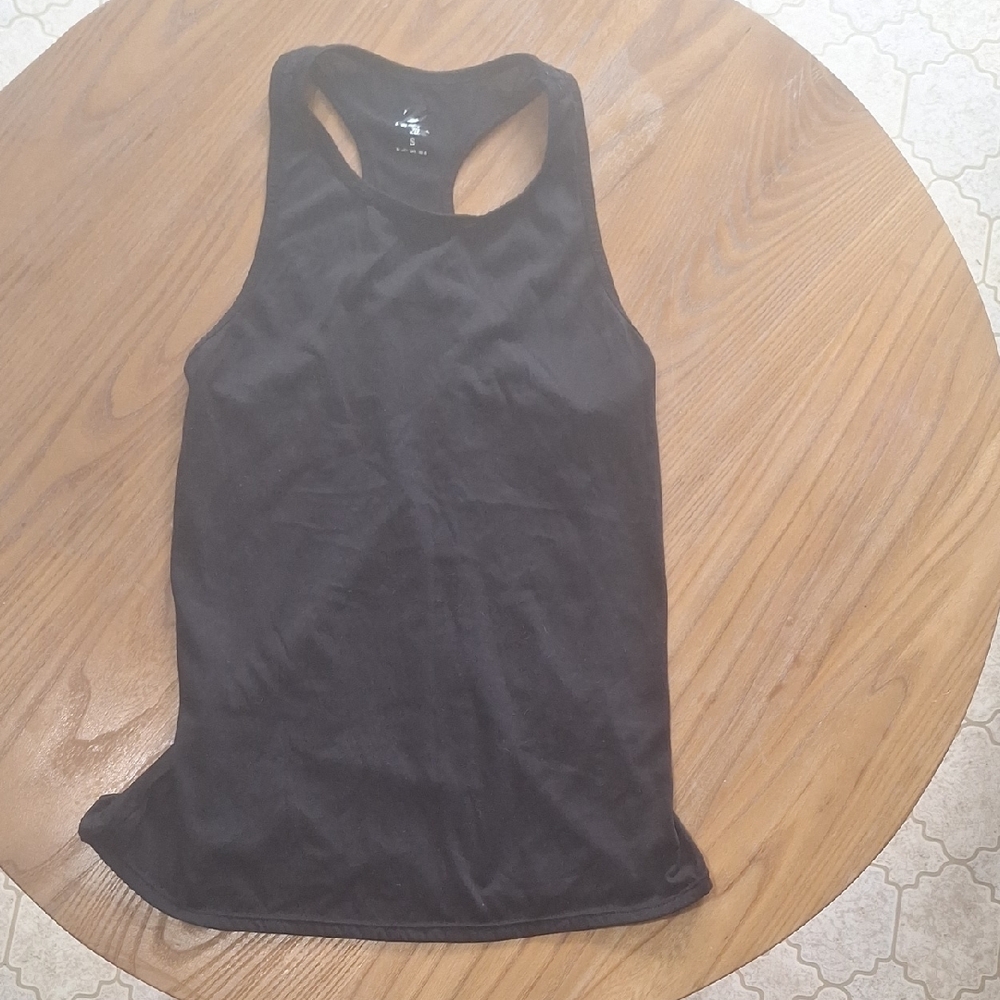 Black Racerback Tank Top